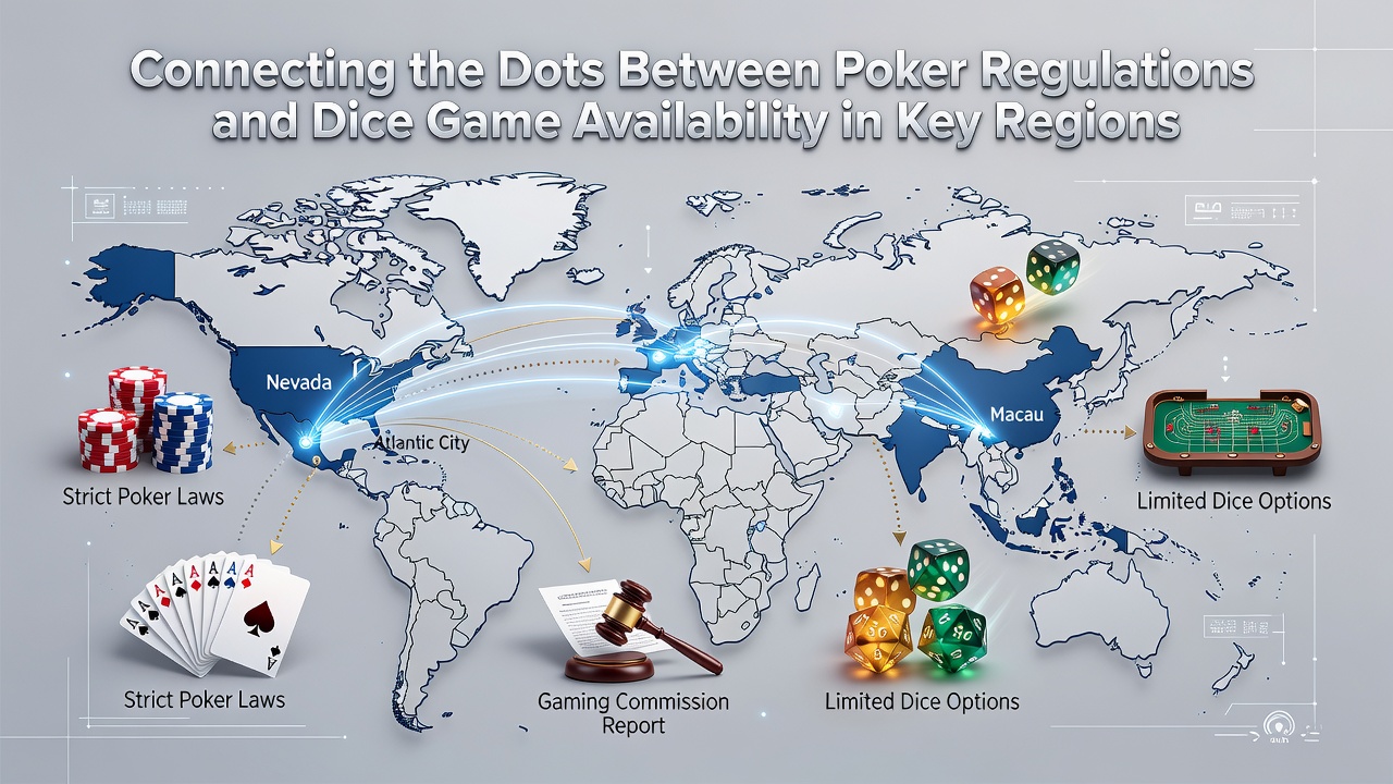 Overview of regulatory frameworks linking poker rules to dice game operations across multiple jurisdictions