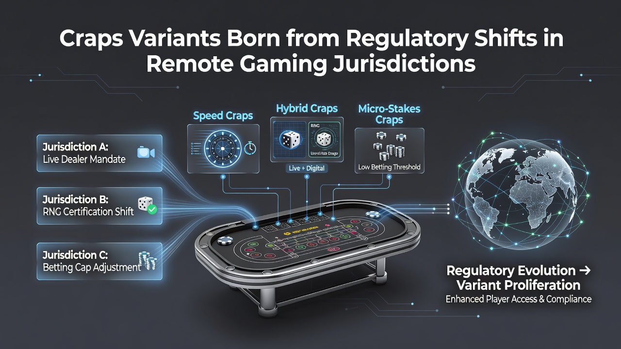 Regulatory shifts influencing craps game development in online jurisdictions
