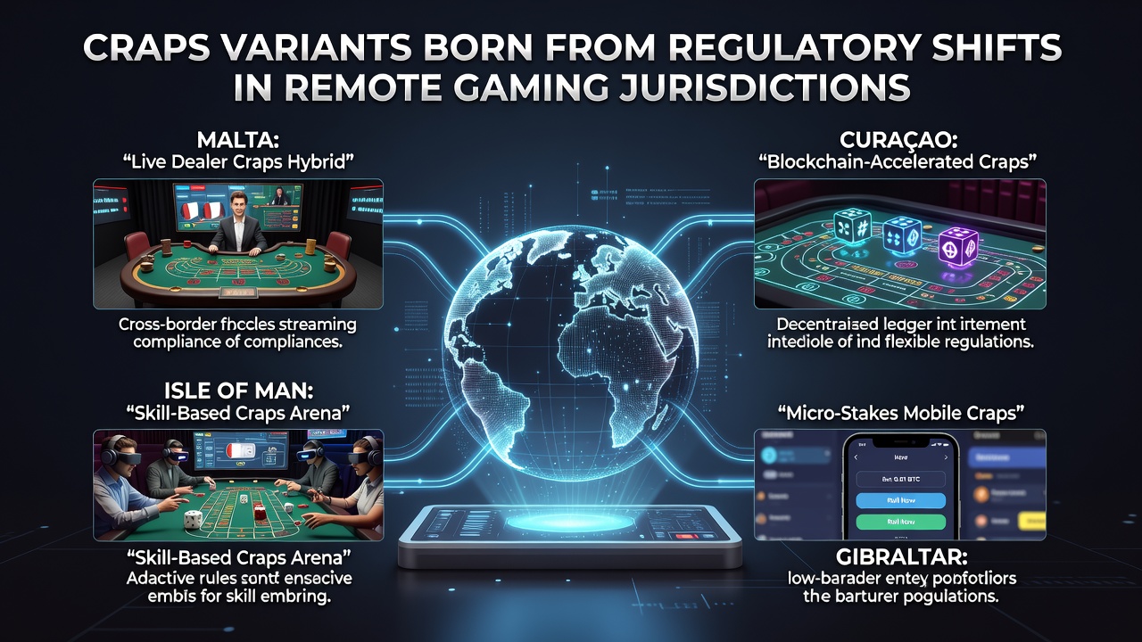 New craps variants developed in response to international gaming regulations