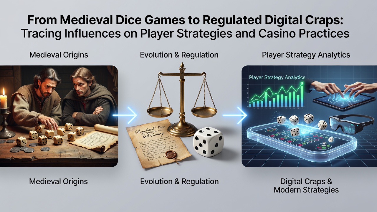 Digital craps interface showing regulated gameplay elements