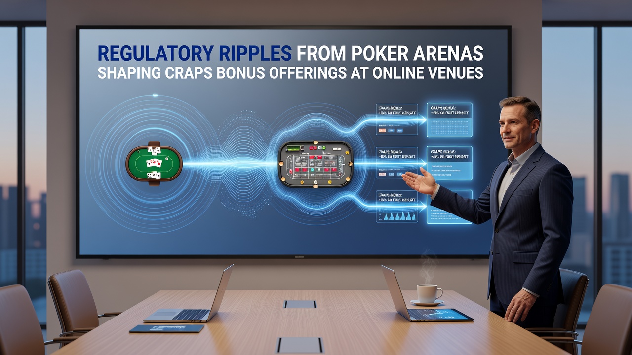 Online casino operators reviewing updated bonus policies for craps influenced by poker regulations
